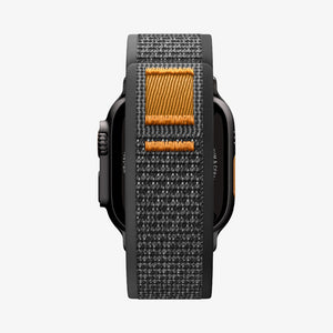 Active Black Orange Spigen Athlex Air 2 Apple Watch band product and feature view 2