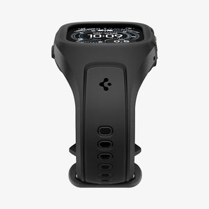 ACS05463 - Apple Watch Ultra Series (49mm) Case Liquid Air Pro in black showing the partial front and side