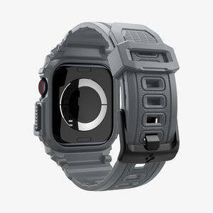 ACS08605 - Apple Watch Series 11 / 10 (46mm) Case Rugged Armor Pro in Dark Gray showing the back of watch face, partial sides, inner and bottom