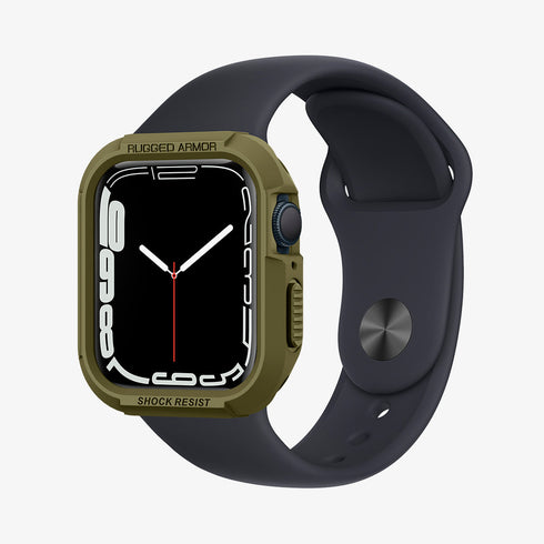 ACS05456 - Apple Watch Series (Apple Watch (49mm)) in matte black showing the front