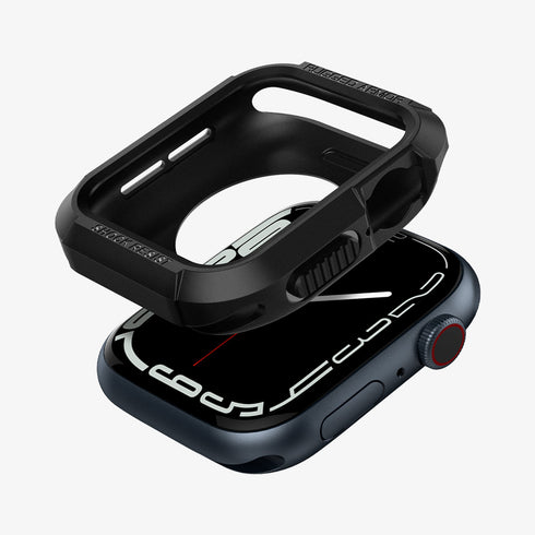 ACS05456 - Apple Watch Series (Apple Watch (49mm)) in matte black showing the front