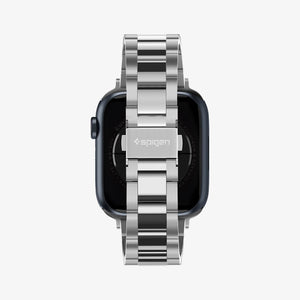062MP25403 - Apple Watch Series (Apple Watch (49mm)/Apple Watch (45mm)/Apple Watch (42mm)) Watch Band Modern Fit in black showing the front