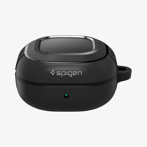 ASD01276 - Galaxy Buds 2 Pro / 2 / Pro / Live Case Rugged Armor in matte black showing the top