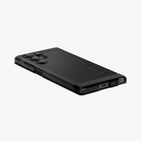 ACS05623 - Galaxy S23 Ultra Case Tough Armor in black showing the back