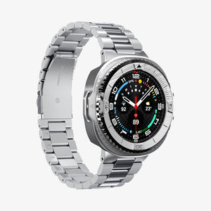 Spigen Galaxy Watch 8 Classic (46mm) Watch Case – Bezel Tune Pro Silver feature view 5
