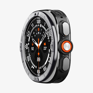 Spigen Galaxy Watch Ultra 2 47mm Bezel Ring - Bezel Tune - Silver - white background detail image 1
