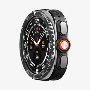 Spigen Galaxy Watch Ultra 2 47mm Bezel Ring - Bezel Tune - Black - white background detail image 1