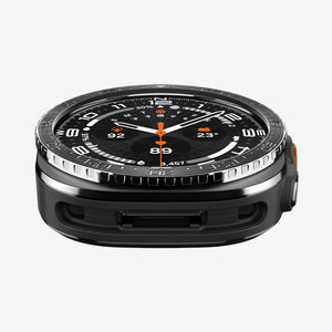 Spigen Galaxy Watch Ultra 2 47mm Bezel Ring - Bezel Tune - Black - white background detail image 3