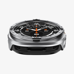 Spigen Galaxy Watch Ultra 2 47mm Bezel Case - Bezel Tune Pro - Silver - white background detail image 1