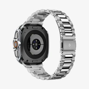 Spigen Galaxy Watch Ultra 2 47mm Bezel Case - Bezel Tune Pro - Silver - white background detail image 4