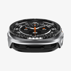 Spigen Galaxy Watch Ultra 2 47mm Bezel Case - Bezel Tune Pro - Black - white background detail image 1