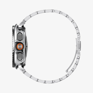Spigen Galaxy Watch Ultra 2 47mm Bezel Case - Bezel Tune Pro - Black - white background detail image 5
