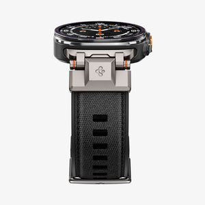 Spigen Galaxy Watch Ultra 2 & Ultra 47mm Band - DuraPro Armor - Black - white background detail image 5
