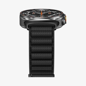 Spigen Galaxy Watch Ultra 2 & Ultra 47mm Band - WBF1 - Black - white background detail image 5