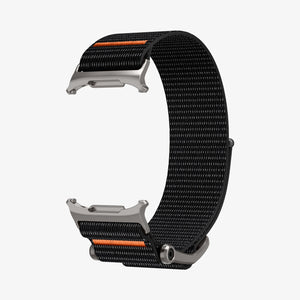 Spigen Galaxy Watch Ultra 2 & Ultra 47mm Band - DuraPro Flex - Black - white background detail image 4