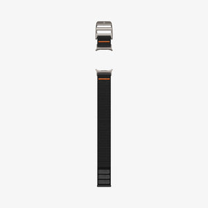 Spigen Galaxy Watch Ultra 2 & Ultra 47mm Band - DuraPro Flex - Black - white background detail image 3
