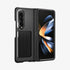 ACS05106 - Galaxy Z Fold 4 Case Neo Hybrid S in black showing the back and front