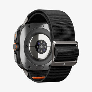 Spigen Galaxy Watch Ultra 2 & Ultra 47mm Band - Lite Fit - Black - white background detail image 3