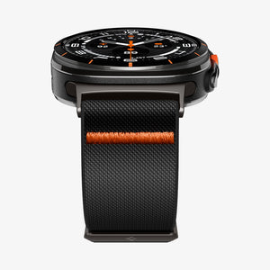 Spigen Galaxy Watch Ultra 2 & Ultra 47mm Band - Lite Fit - Black - white background detail image 2