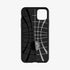 075CS27134 - iPhone 11 Pro Max Case Liquid Air in matte black showing the back