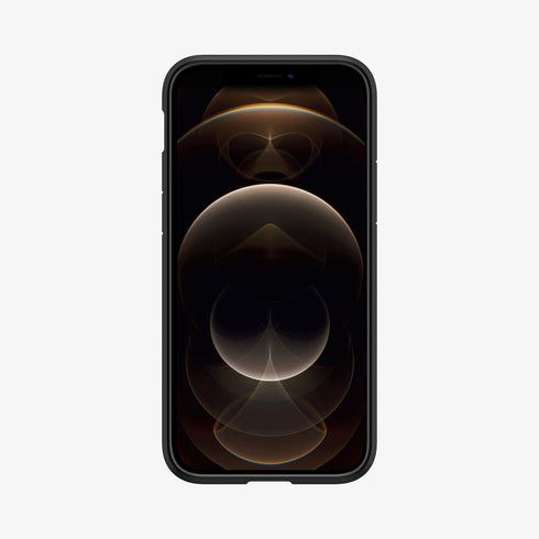 ACS01618 - iPhone 12 Pro Max Case Ultra Hybrid in crystal clear showing the back