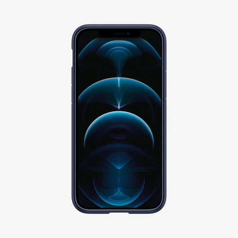 ACS01618 - iPhone 12 Pro Max Case Ultra Hybrid in crystal clear showing the back