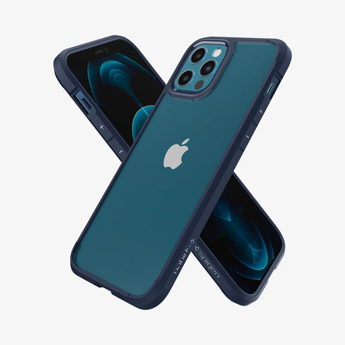 ACS01618 - iPhone 12 Pro Max Case Ultra Hybrid in crystal clear showing the back