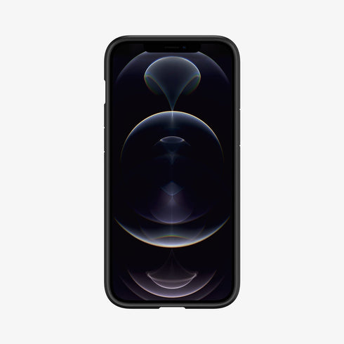 ACS01618 - iPhone 12 Pro Max Case Ultra Hybrid in crystal clear showing the back