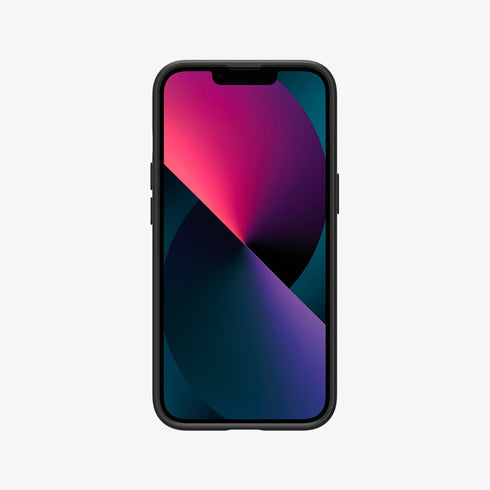 ACS03674 - iPhone 13 Pro Max Case Thin Fit in black showing the back