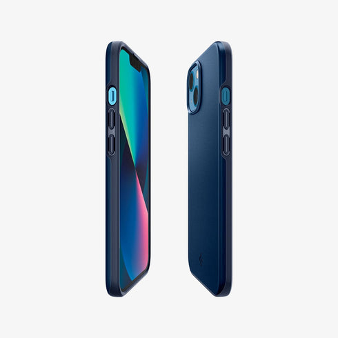 ACS03674 - iPhone 13 Pro Max Case Thin Fit in black showing the back