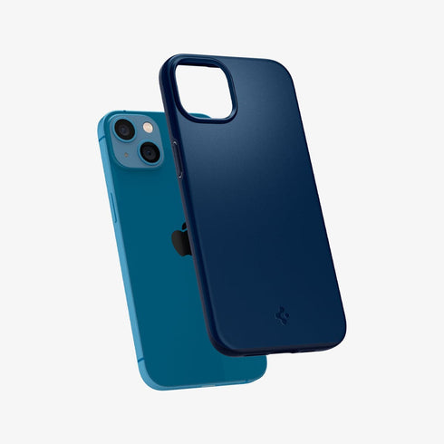 ACS03674 - iPhone 13 Pro Max Case Thin Fit in black showing the back