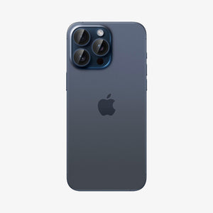 Spigen iPhone 15 Pro Max / 15 Pro Lens Protector – Optik Pro EZ Fit – Blue Titanium product image 6