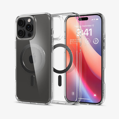 Spigen iPhone 16 系列保護殼 – Ultra Hybrid 系列透明防摔殼(MagFit)