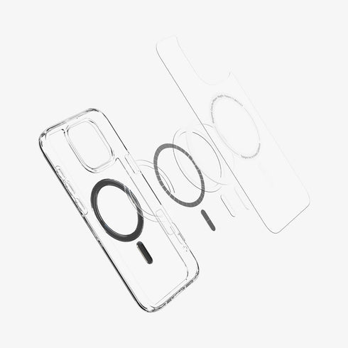 Spigen iPhone 16 系列保護殼 – Ultra Hybrid 系列透明防摔殼(MagFit)