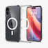 Spigen iPhone 16 系列保護殼 – Ultra Hybrid 系列透明防摔殼(MagFit)