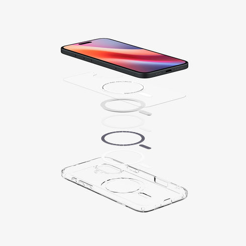 Spigen iPhone 16 系列保護殼 – Ultra Hybrid 系列透明防摔殼(MagFit)