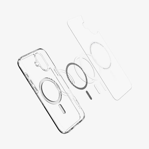 Spigen iPhone 16 系列保護殼 – Ultra Hybrid 系列透明防摔殼(MagFit)