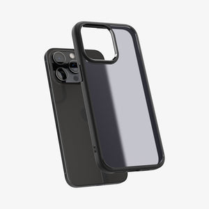 Spigen Ultra Hybrid Matte case for iPhone 15 Pro in Frost Black – detail image 2