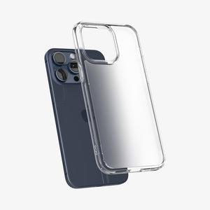 Spigen Ultra Hybrid Matte case for iPhone 15 Pro in Frost Clear – detail image 2