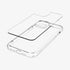 ACS07209 - iPhone 15 Series Ultra Hybrid Case in Natural Titanium showing the back