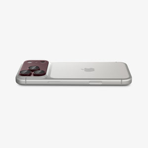 Spigen iPhone 18 Pro Max Glas.tR EZ Fit Optik Pro XL lens protector - Dark Cherry - image 5