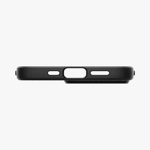 ACS03201 - iPhone 13 Pro Max Case Liquid Air in matte black showing the back