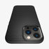 ACS03201 - iPhone 13 Pro Max Case Liquid Air in matte black showing the back