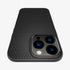 ACS03201 - iPhone 13 Pro Max Case Liquid Air in matte black showing the back