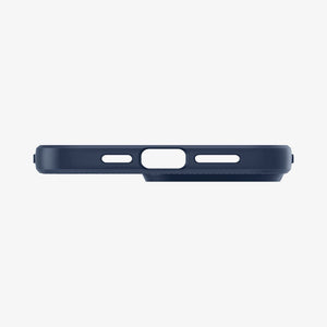 ACS04813 - iPhone 14 Pro Max Case Liquid Air in matte black showing the back