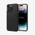 ACS04813 - iPhone 14 Pro Max Case Liquid Air in matte black showing the back