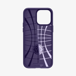 Spigen iPhone 14 Pro Max Case – Liquid Air - Deep Purple - inside structure