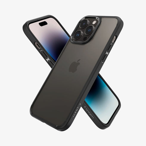 ACS04816 - iPhone 14 Pro Max Case Ultra Hybrid in crystal clear showing the back