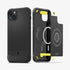 ACS04812 - iPhone 14 Pro Max Case Rugged Armor (MagFit) in matte black showing the back