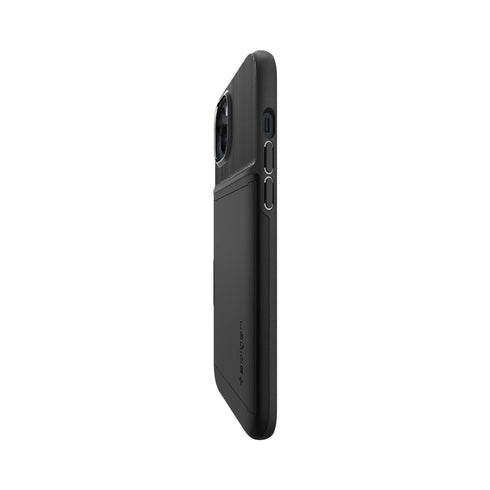 ACS04835 - iPhone 14 Pro Max Case Slim Armor CS in black showing the back